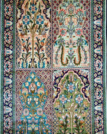 Regular silk carpet, size: 2 feet 6 inches by 4 feet