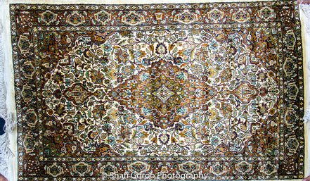 Regular silk carpet, size: 2 feet 6 inches by 4 feet