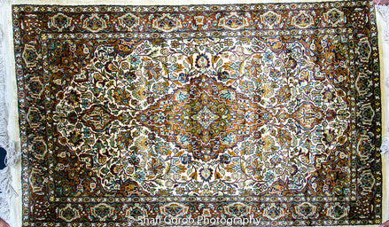 Regular silk carpet, size: 2 feet 6 inches by 4 feet