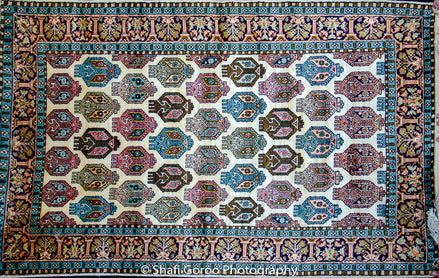 Regular silk carpet, size: 2 feet 6 inches by 4 feet