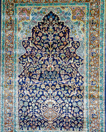 Regular silk carpet, size: 2 feet 6 inches by 4 feet