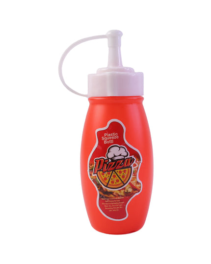 Small Plastic Squeeze Sauce Bottle For Pizza Ketchup Mayonnaise Dispensing (1 Pc)