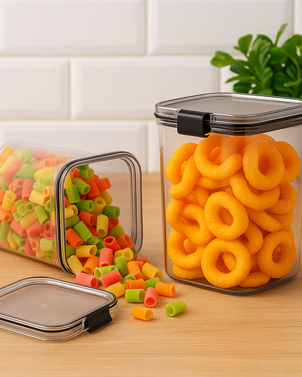 1200 Ml Airtight Lock  Lock Food Storage Container Set  2 Piece