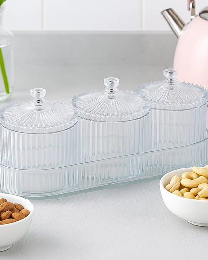 Dry Fruit  Snack Storage - (3 Pc  Set)