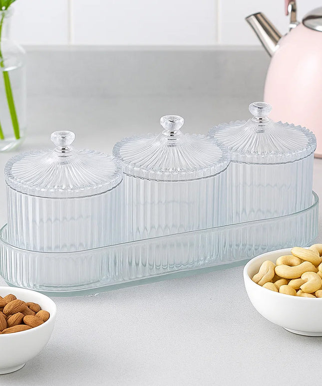 Dry Fruit  Snack Storage - (3 Pc  Set)