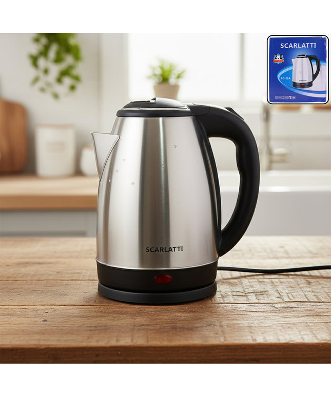 Scarlatti Stainless Steel Electric Kettle (2 Ltr)