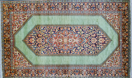 Regular silk carpet, size: 3 feet by 5 feet