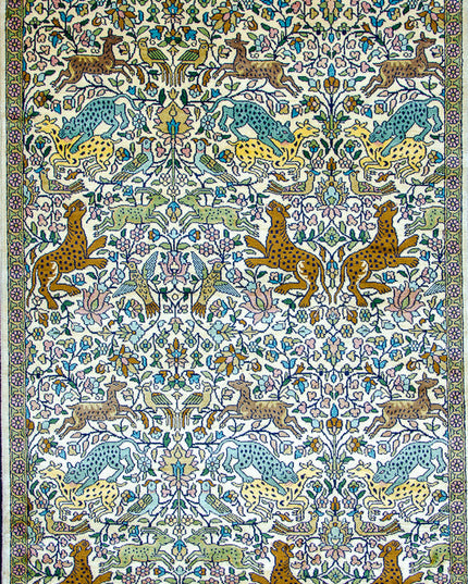 Regular silk carpet, size: 3 feet by 5 feet