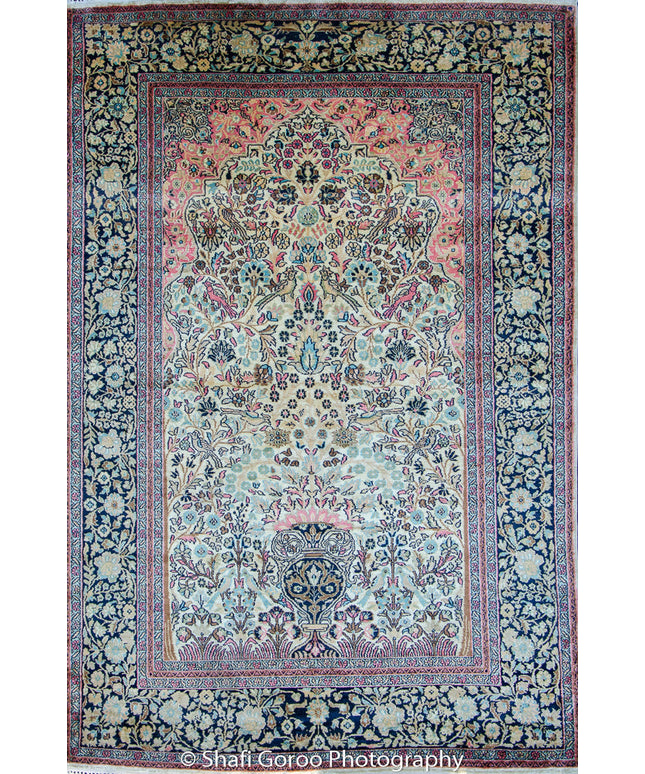 Regular silk carpet, size: 4 feet by 6 feet