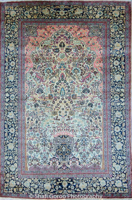 Regular silk carpet, size: 4 feet by 6 feet