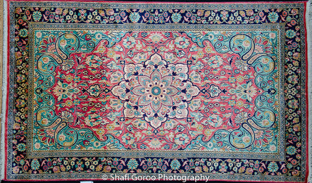 Regular silk carpet, size: 3 feet by 5 feet