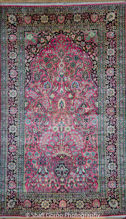 Regular silk carpet, size: 3 feet by 5 feet