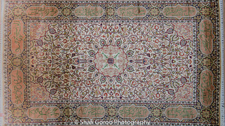 Regular silk carpet, size: 3 feet by 5 feet