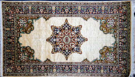 Regular silk carpet, size: 3 feet by 5 feet