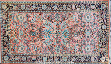 Regular silk carpet, size: 3 feet by 5 feet