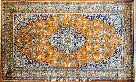 Regular silk carpet, size: 3 feet by 5 feet