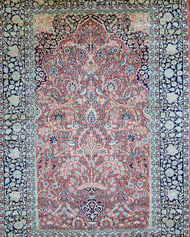 Regular silk carpet, size: 4 feet by 6 feet