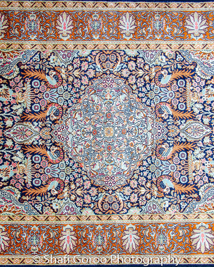 Regular silk carpet, size: 4 feet by 6 feet