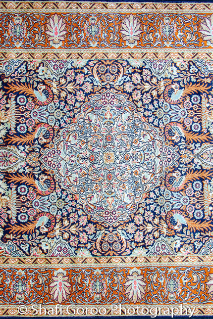 Regular silk carpet, size: 4 feet by 6 feet