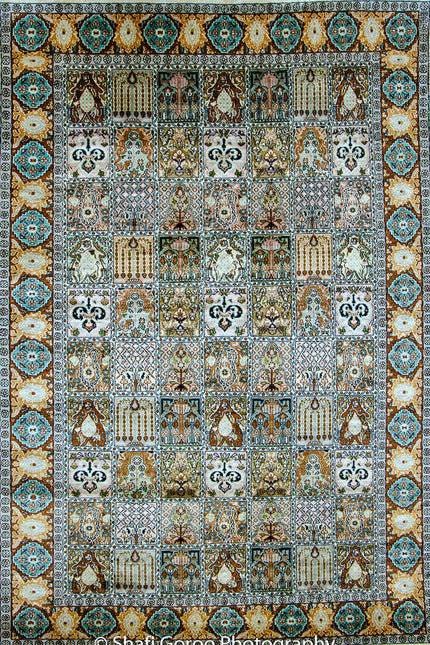 Regular silk carpet, size: 4 feet by 6 feet