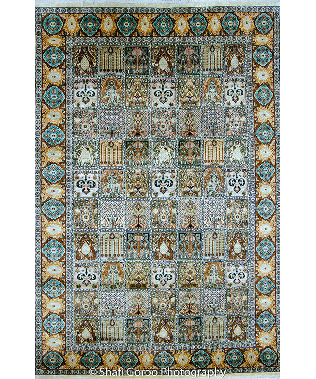 Regular silk carpet, size: 4 feet by 6 feet