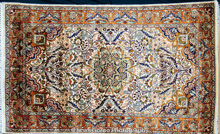 Regular silk carpet, size: 3 feet by 5 feet