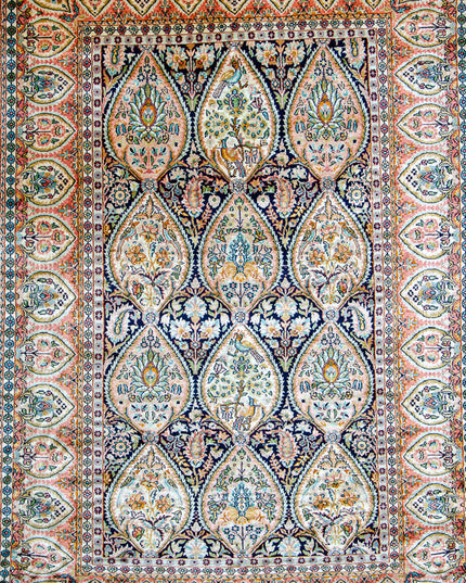 Regular silk carpet, size: 4 feet by 6 feet