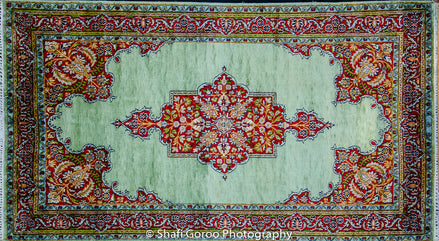 Regular silk carpet, size: 3 feet by 5 feet