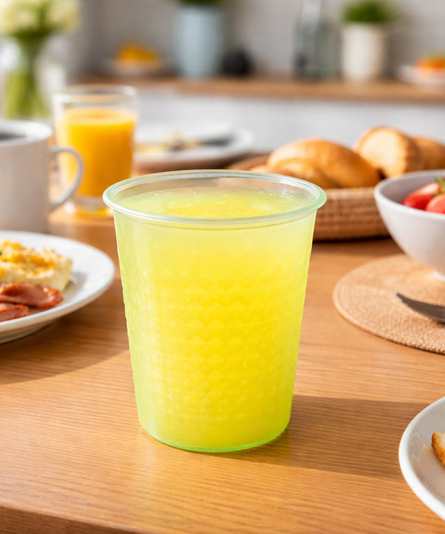 Unbreakable Plastic Drinking Glass Set Of 6 (200 Ml Each)