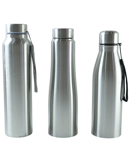 Premium Stainless Steel Water Bottle 1000 Ml (1 Pc 1000ml Approx Mix Design)
