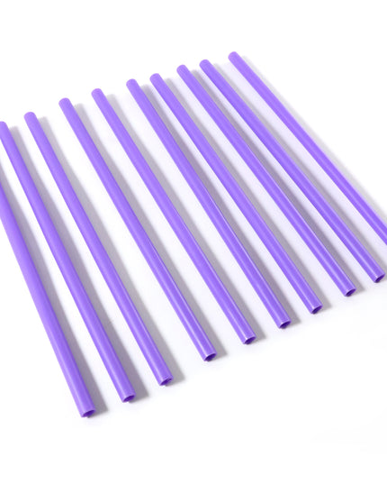Reusable Plastic Drinking Straws Pack Of 10