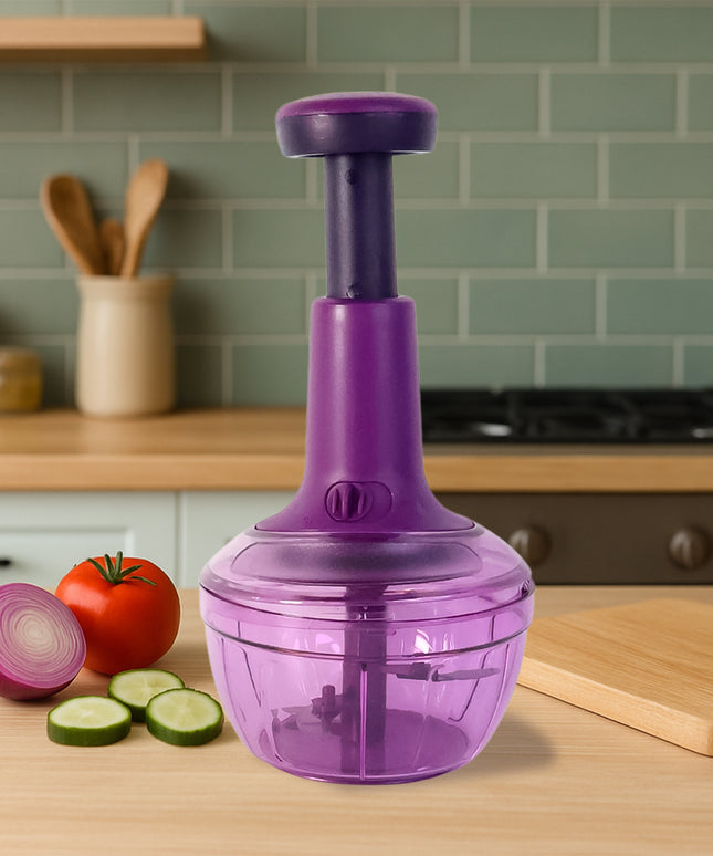 Supermom Manual Push Vegetable Chopper 650 Ml - (1 Pc)