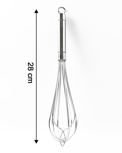Apex Stainless Steel Medium Hand Whisk (1 Pc)