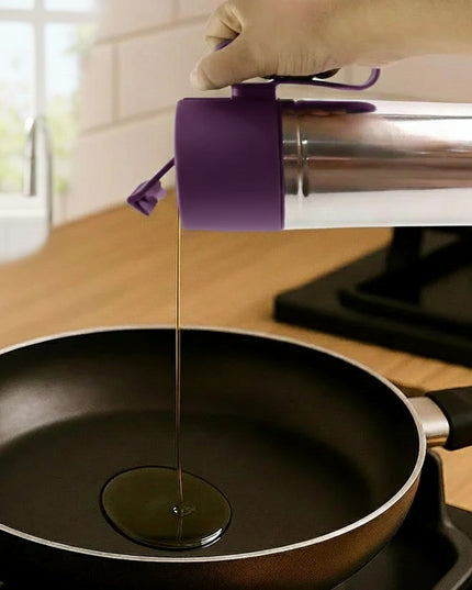 Supermom 750ml Approx. Stainless Steel Oil Pourer (1 Pc)