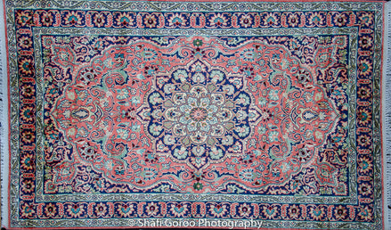 Regular silk carpet, size: 3 feet by 5 feet