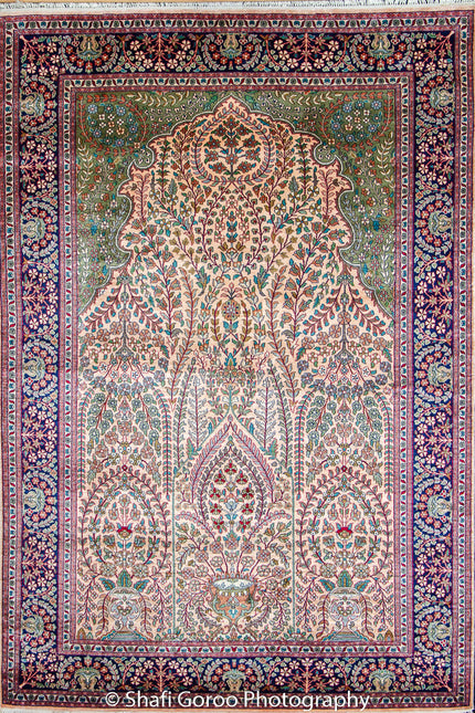 High knot silk on silk, size 4'x6'