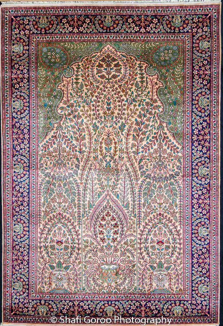 High knot silk on silk, size 4'x6'