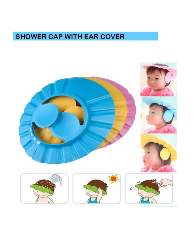 378 Adjustable Safe Soft Baby Shower Cap