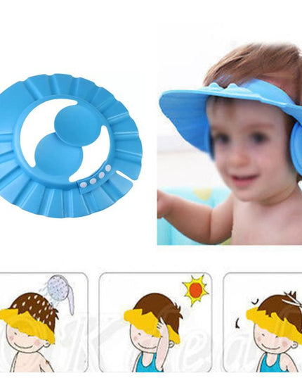 378 Adjustable Safe Soft Baby Shower Cap