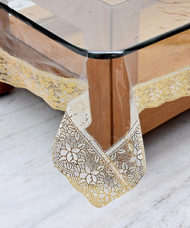 87x59 Inch Transparent Pvc Table Cover (1 Pc)