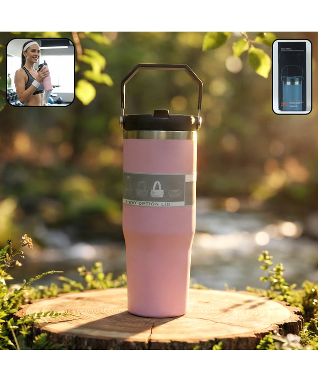 Premium Stainless Steel Insulated Travel Tumbler 900 Ml (1 Pc)