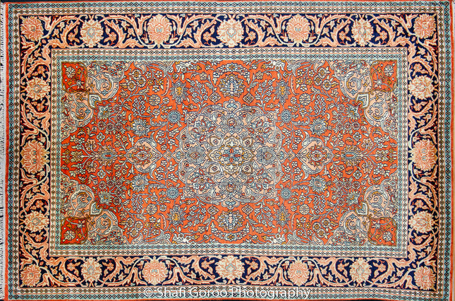 High knot silk on silk, size 4'x6'