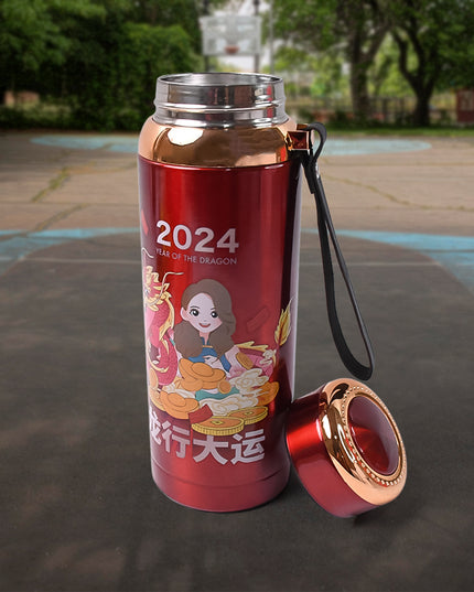 Printed Vacuum Insulated Water Bottle (1pc  800 Ml)