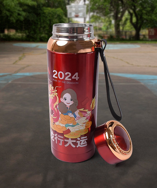 Printed Vacuum Insulated Water Bottle (1pc  800 Ml)