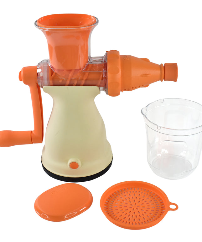 Apex Manual Carrot And Fruit Juicer  Heavy-duty (1 Pc With Glass)