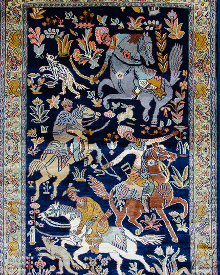 High knot silk on silk, size 2' x 3'