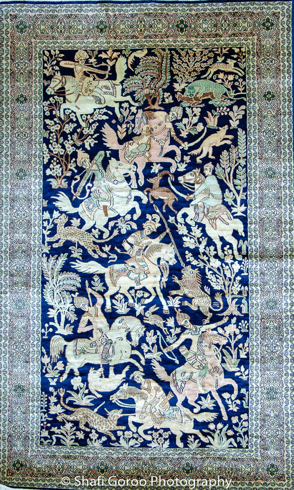 High knot silk on silk, size 3' x 5'