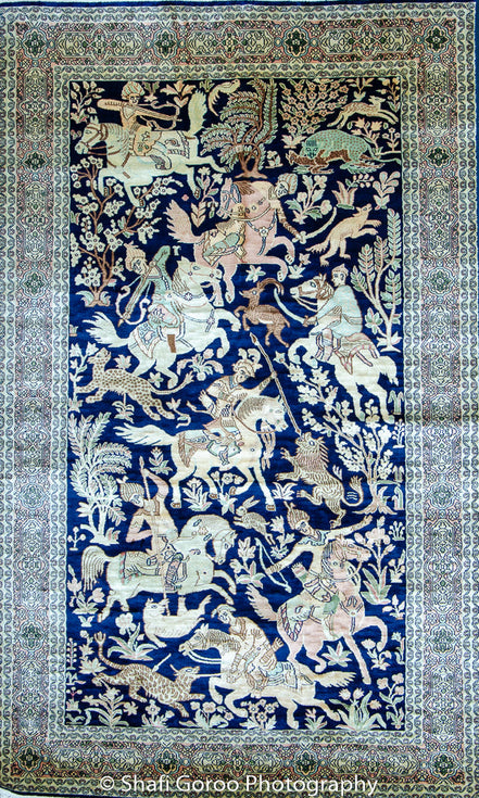 High knot silk on silk, size 3' x 5'