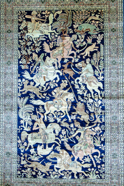 High knot silk on silk, size 3' x 5'