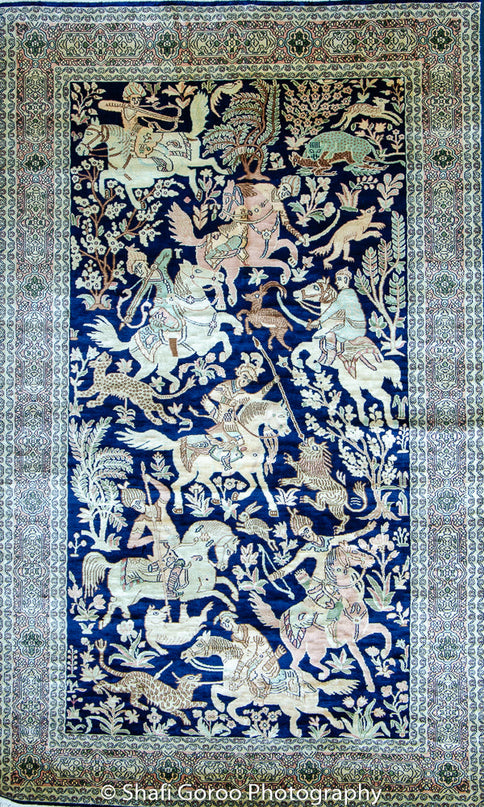 High knot silk on silk, size 3' x 5'
